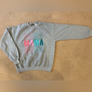 MAMA Sweatshirt, gray, Size Medium